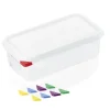Barstuff Vorratsbehälter GN 1/3 Set mit Deckel, PP - 4l / H 10cm (1 Stk.)