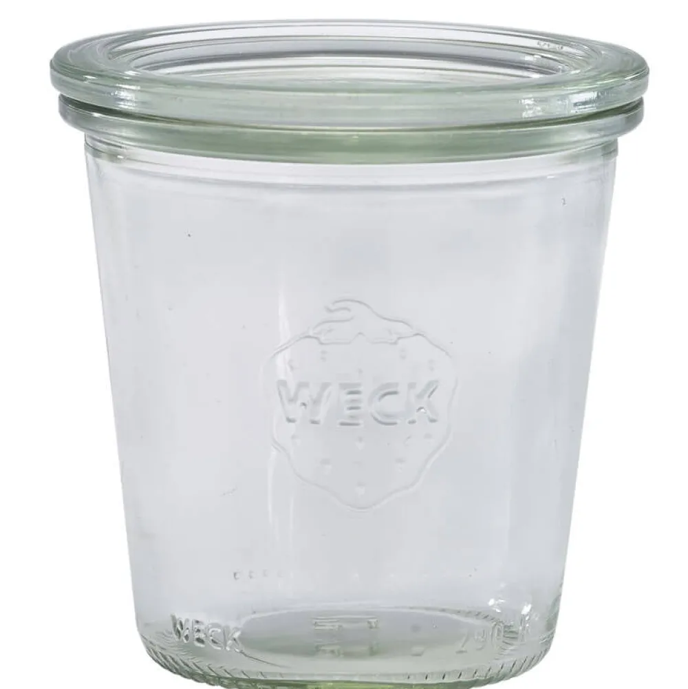 Barstuff WECK-Glas mit Glasdeckel - 290ml / 8x9cm (6 Stk.)
