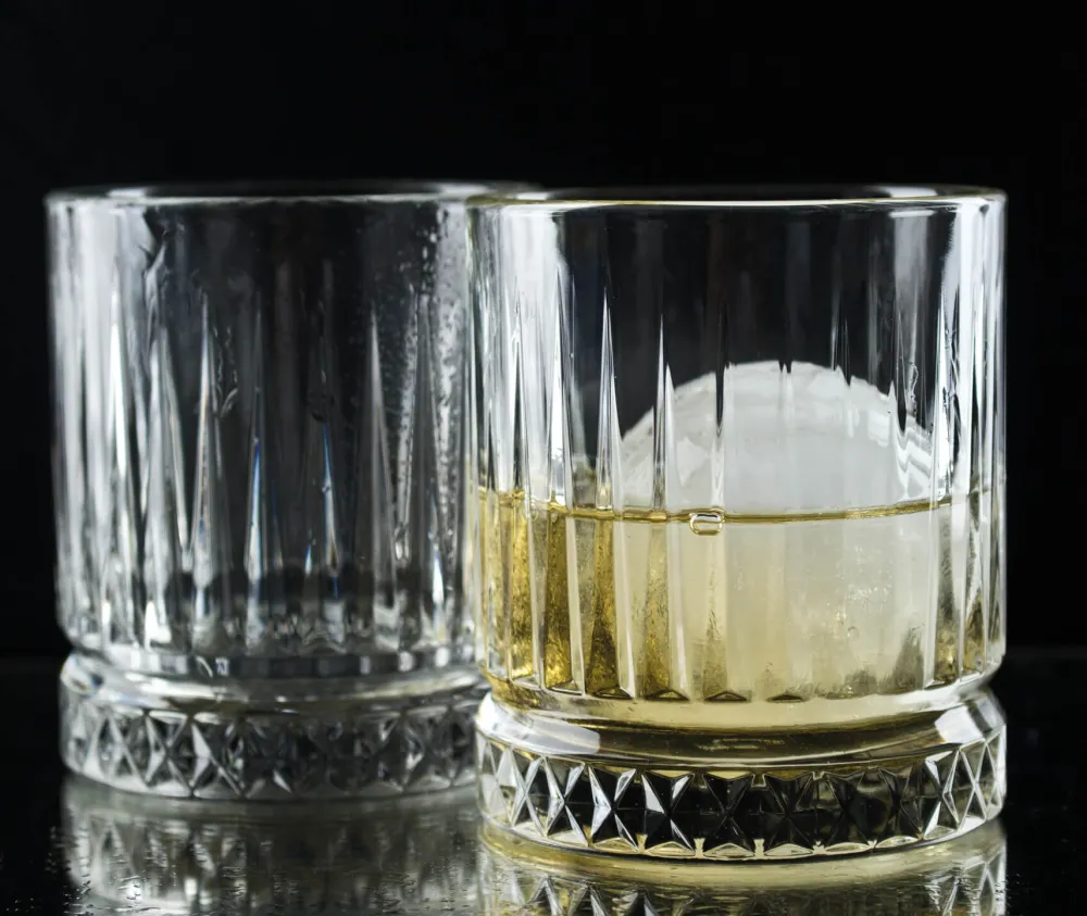Barstuff Whisky Ice Ball Set - 2 Whiskygläser + Kugel-Eisform