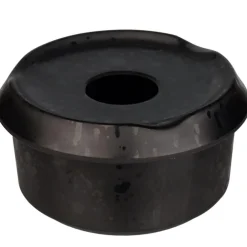 Barstuff Windaschenbecher schwarz Splatter - Melamin (11cm)