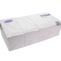 Barstuff Zellstoffserviette, 2-lag. - 40 x 40cm 1/8 Falz Duni (1500 Stk.)