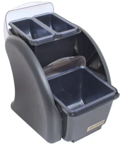 Barstuff Zutatenbehälter - 3 Einsätze, ca. 2,9l gesamt, The Dome®, San Jamar