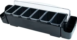 Barstuff Zutatenbehälter Prime Bar Premium - 6 Behälter (0,9l) + 2 Außenbehälter